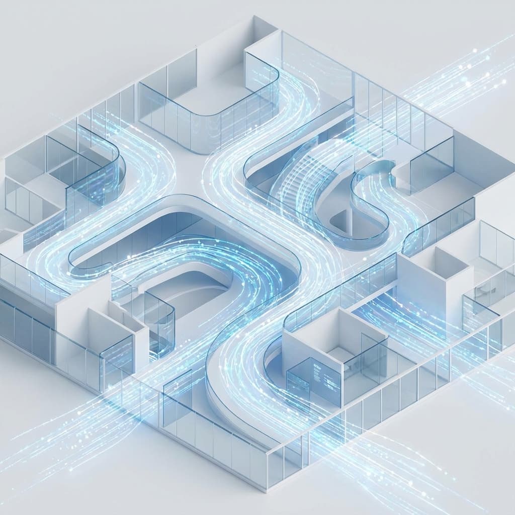 Algorithmic Crowd Routing Visualization